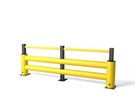 Double with handrail